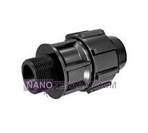 Male Threaded Polyethylene Adapter Size 75 x 2 1-2 Male Threaded Polyethylene Adapter Size 75 x 2 1-2